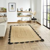 Savannah Black Scallop Jute image