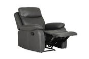 Barkley 1 Seater Manual Recliner - Dark Grey