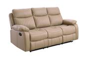 Barkley 3 Seater Manual Recliner Sofa - Brown