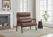 Bramble Fireside Settee - Chestnut