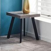 Fredrik Grey Marble Lamp Table