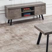 Fredrik Grey Marble Wide TV Unit image