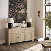 Normandy White Wash Large Sideboard image