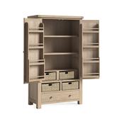 Normandy White Wash Larder Unit
