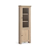 Normandy White Wash Corner Display Cabinet image
