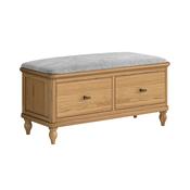 Verona Storage Bench with Grey Cushion image