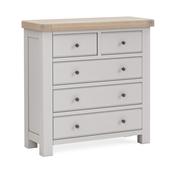 Salcombe 2 Over 3 Chest - Stone Grey image