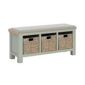 Salcombe Storage Bench - Sage