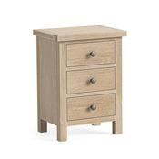 Modern Country Bedside Locker - All Oak
