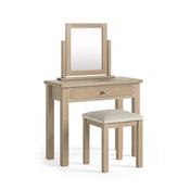 Modern Country Single Drawer Desk - All Oak