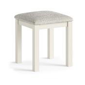 Modern Country Stool - Coconut White