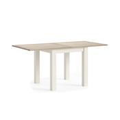 Modern Country Flip Flop Dining Table - Coconut White image