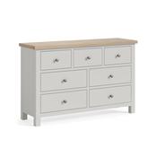 Modern Country 3 Over 4 Chest - Stone Grey