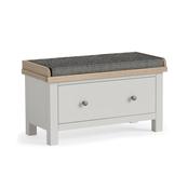 Modern Country Hallway Bench - Stone Grey