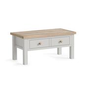 Modern Country Coffee Table - Stone Grey