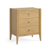 Paris 3 Drawer Bedside
