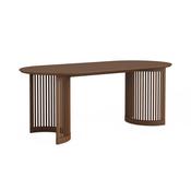 Soho Brown Oak - Oval Dining Table image
