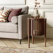 Soho Brown Oak - Story Side Table with Door image