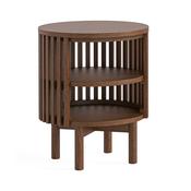 Soho Brown Oak - Open Side Table