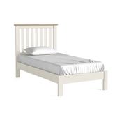Modern Country Bed Frame 3' - Coconut White image