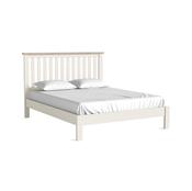 Modern Country Bed Frame 5' - Coconut White