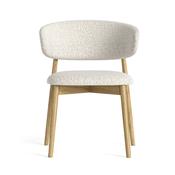 Phoenix Dining Chair - White Boucle image