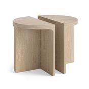 Portobello Half Moon Nest of Tables