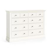 Burgundy 4 Over 6 Chest - Coconut Milk