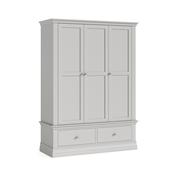 Burgundy Triple Wardrobe - Grey image