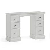 Burgundy Dressing Table Double Pedestal - Grey image