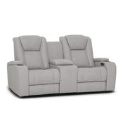 Jesse 2 Seater Sofa with Console - Pearl