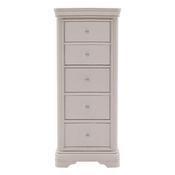 Mabel 5 Drawer Tall Chest - Taupe image