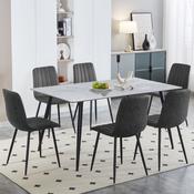Roma Dining Set - 160cm Table and 6 Chairs