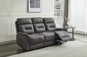 Clearance - Rowan Electric Reclining 3 Seater Sofa - Grey image