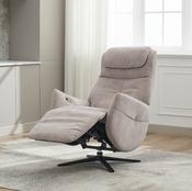 Rowden Swivel Recliner Chair - Oyster image