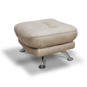 Axis Microfibre Footstool - Light Grey image