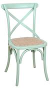 Crossback Dining Chair - Green