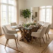 Leila Branchwood Rectangular Dining Table image