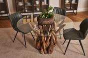 Leila Branchwood Round Dining Table 130cm image