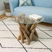 Leila Branchwood Round Lamp Table