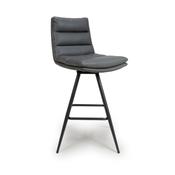 Nobo Swivel Bar Stool - Grey image