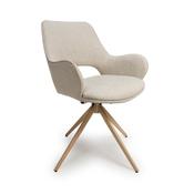 Perth Swivel Dining Chair - Natural image
