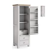 Salcombe Single Larder Unit - Stone Grey