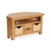 Salisbury TV Unit - Corner with Baskets image