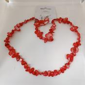 Red Stone Jewellery Set image
