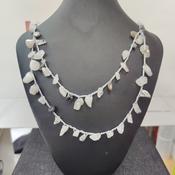 Two String Handmade Necklace with Earings