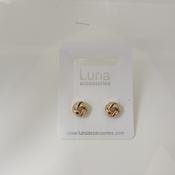 Golden Knot Earrings image