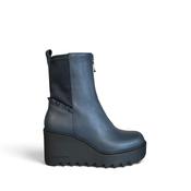 Marco Moreo Sammie Platform Ankle Boot - Navy image