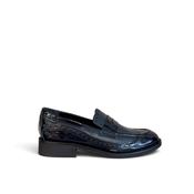 Marco Moreo Navy Patent Leather Loafer image