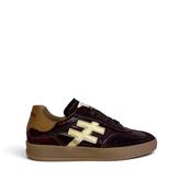 Another Trend Wine Patent &amp; Suede Trainer